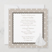 Faire-part de mariage BLANC BLANC (Dos)