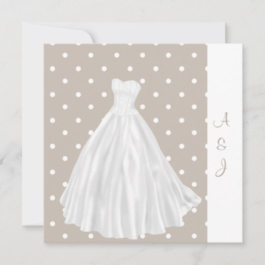 Faire-part de mariage BLANC BLANC (Devant)