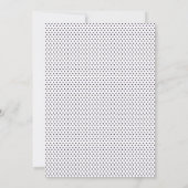 Faire-part de mariage blanc élégant avec monogramm (Dos)