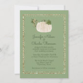 Faire-part de mariage blanc rouge (Devant)