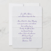 faire-part de mariage blanc sur bois (Dos)