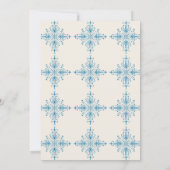 Faire-part de mariage bleu Azulejo (Dos)