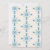 Faire-part de mariage bleu Azulejo (Dos)