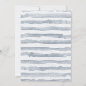 Faire-part de mariage bleu ivoire et Dusty (Dos)