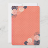 Faire-part de mariage Blue Blush (Dos)