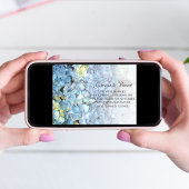 Faire-part de mariage Blue Hydrangea