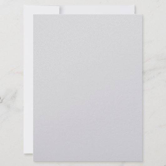 Faire-part de mariage Blue Leaf (Dos)