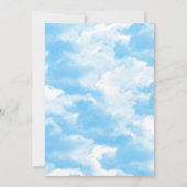 Faire-part de mariage Blue Sky Clouds (Dos)