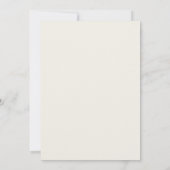 Faire-part de mariage Blue Thistle (Dos)