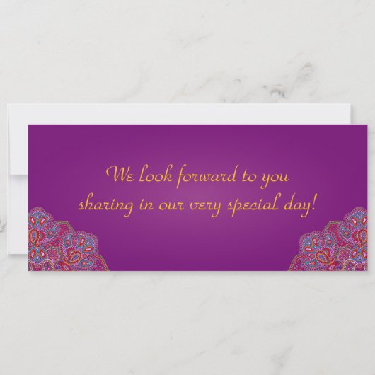 Faire-part de mariage Blue Tree / Snowf Boarding P (Dos)