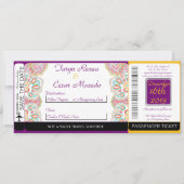 Faire-part de mariage Blue Tree / Snowf Boarding P (Devant)