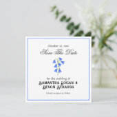 Faire-part de mariage Bluebells Save The Date (Debout devant)