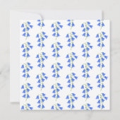 Faire-part de mariage Bluebells Save The Date (Dos)