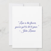 Faire-part de mariage Bohème et verdure (Dos)