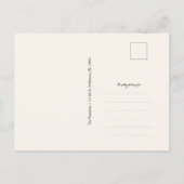 Faire-part de mariage bohème floral Bourgogne Mars (Dos)