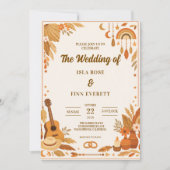 Faire-part de mariage Boho (Devant)