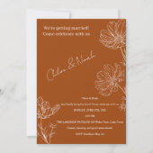Faire-part de mariage Boho (Devant)