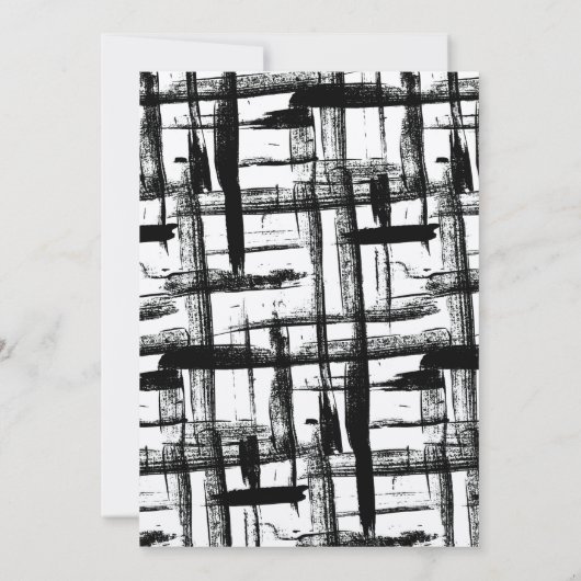 Faire-part de mariage Boho Abstrait (Dos)