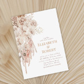 Faire-part de mariage Boho Blush Pink Orchid Peoni