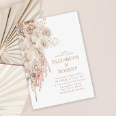 Faire-part de mariage Boho Blush Pink Orchid Peoni