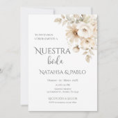 Faire-part de mariage Boho espagnol (Devant)