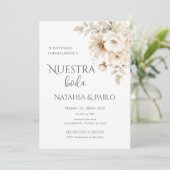 Faire-part de mariage Boho espagnol (Debout devant)