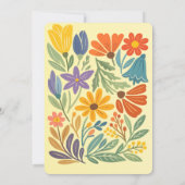 Faire-part de mariage Boho Garden Bliss (Dos)