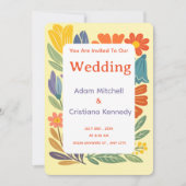 Faire-part de mariage Boho Garden Bliss (Devant)