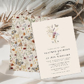 Faire-part de mariage Boho simple