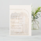 Faire-part de mariage Boho Sunset Mountain Invitat (Debout devant)