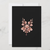 Faire-part de mariage boho Watercolor moderne (Dos)