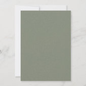 Faire-part de mariage botanique à arche de couleur (Dos)