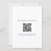Faire-part de mariage botanique à l'aquarelle de b (Dos)