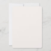 Faire-part de mariage botanique beige romantique f (Dos)