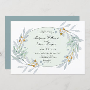 Faire-part de mariage Botanique douce