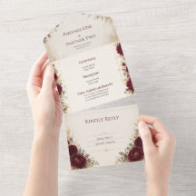 Faire-part de mariage botanique en Bourgogne luxue