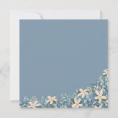 Faire-Part de Mariage Botanique Fleur de Champ Mod (Dos)