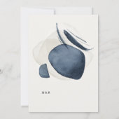 Faire-part de mariage botanique minimaliste (Dos)