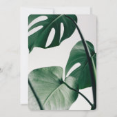 Faire-part de mariage botanique moderne (Dos)