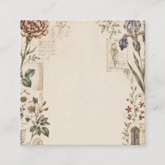 Faire-part de mariage botanique Renaissance