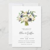 Faire-part de mariage Bouquet de Blueberry Lane (Devant)