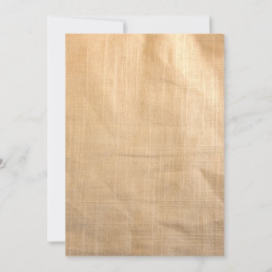 Faire-part de mariage Boutons rustiques (Dos)