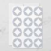 Faire-part de mariage Branches bleues (Dos)