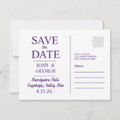Faire-part de mariage Brandywine Falls Ohio (Dos)