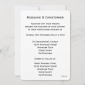 Faire-part de mariage Bride Groom (Dos)