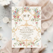 Faire-part de mariage Bridgerton inspiré victorien
