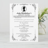 Faire-part de mariage Bridgerton – Style Régence   (Debout devant)