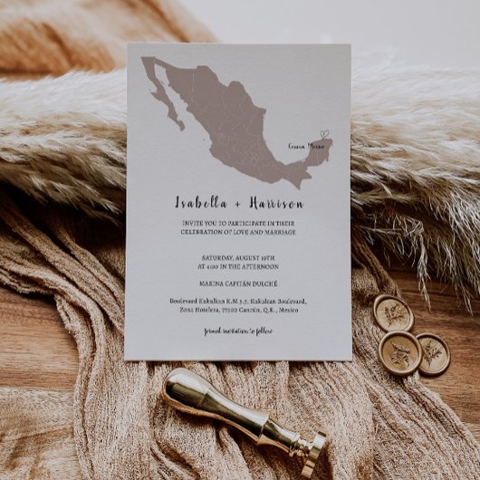 Faire-part de mariage BRIGHTEST Mexique