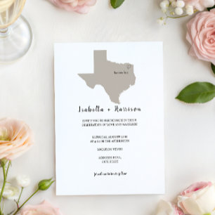 Faire-part de mariage BRIGHTEST TEXAS