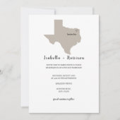 Faire-part de mariage BRIGHTEST TEXAS (Devant)